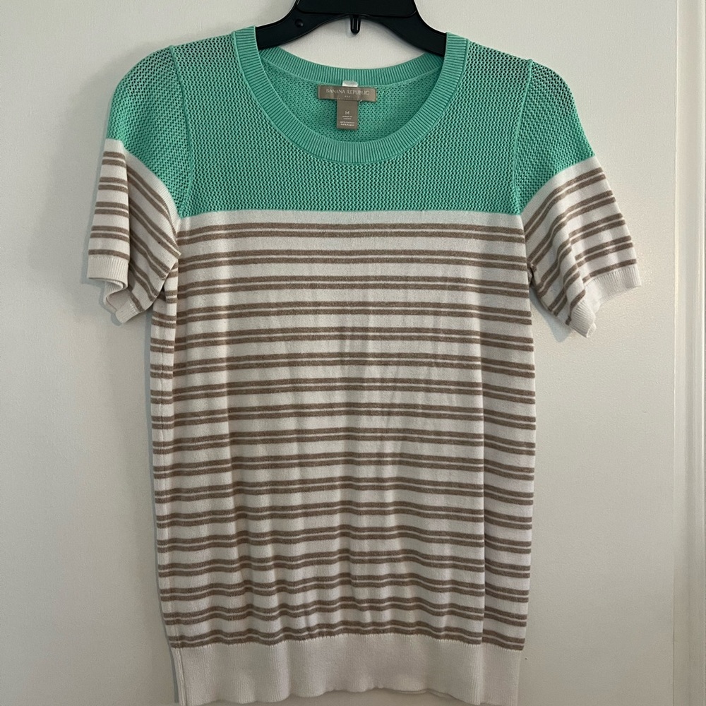 Banana Republic Mint Green Knit Sweater